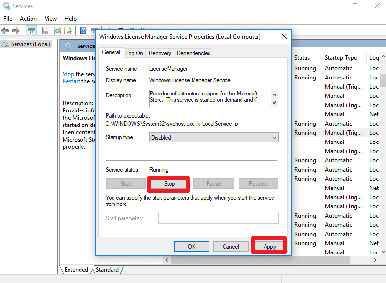 Disable Windows Licensing Monitoring Service